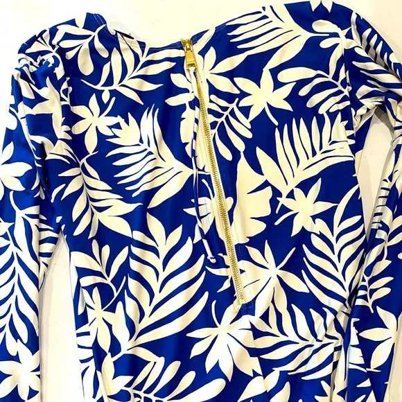 Kate Spade blue berry Rashguard Swimsuit - Picture 5 of 7